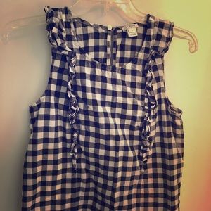 J Crew Ruffled Shell